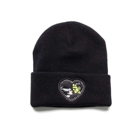Bride Of Frankenstein Heart Beanie - Rock Rebel