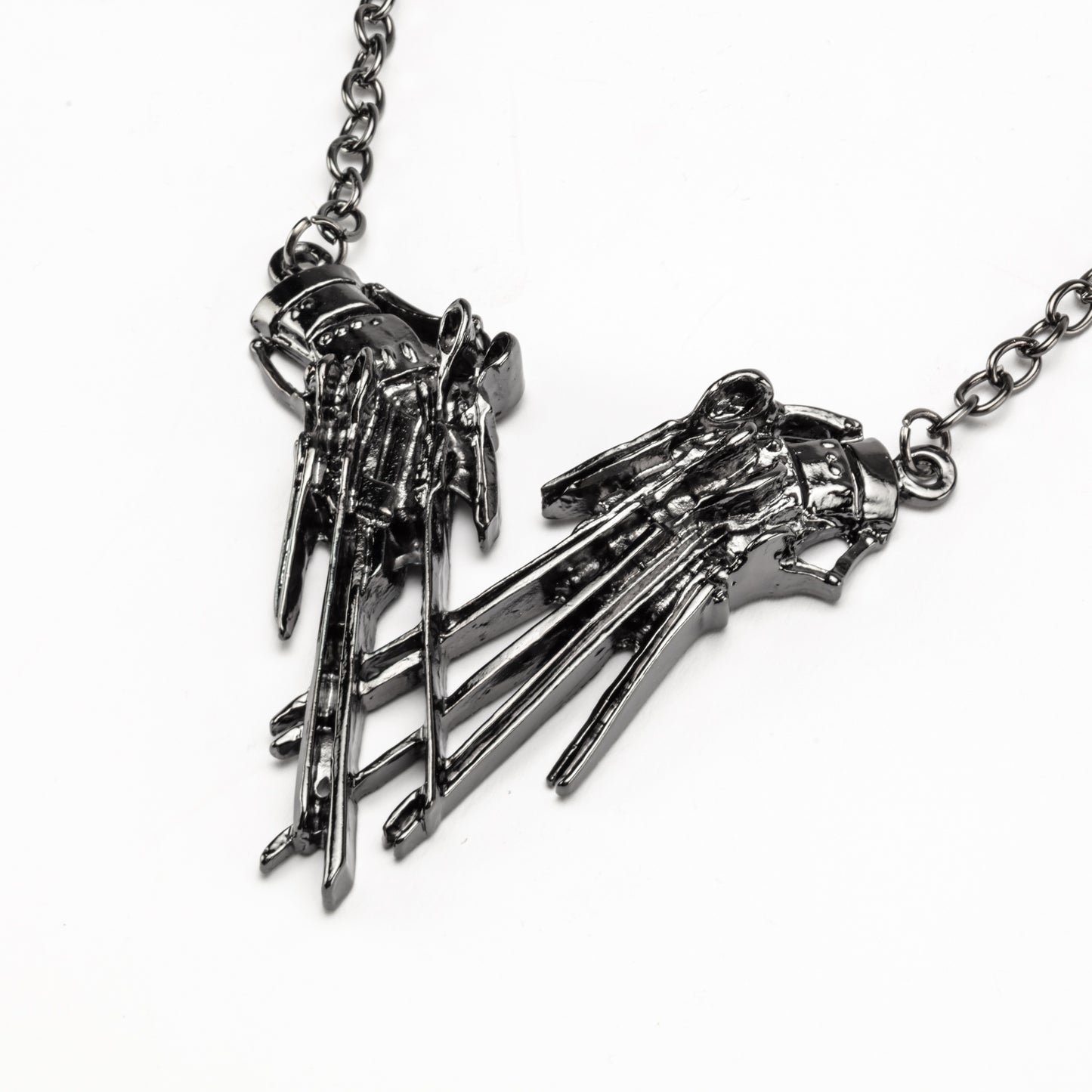 Edward Scissorhands Hands Pendant Necklace