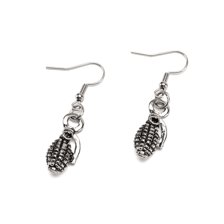 Grenade Earrings - Rock Rebel