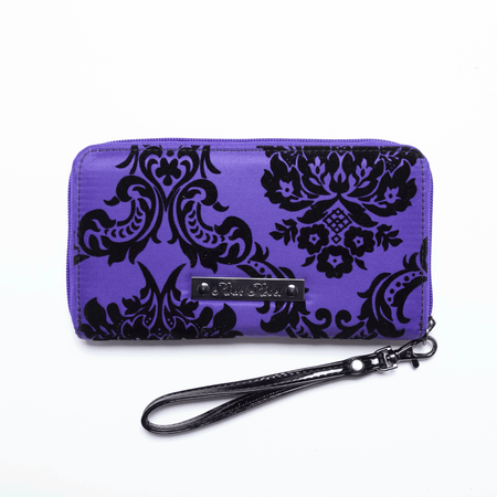 Violet Damask Wallet - Rock Rebel