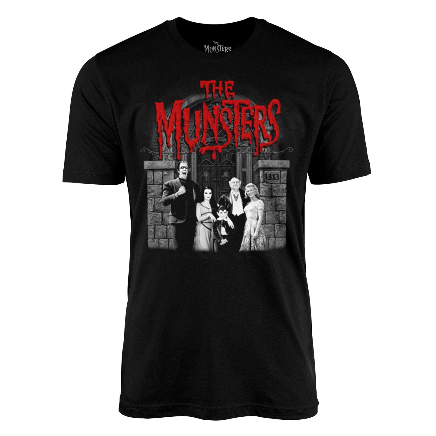 Munsters Family Portrait with Red Logo Tee