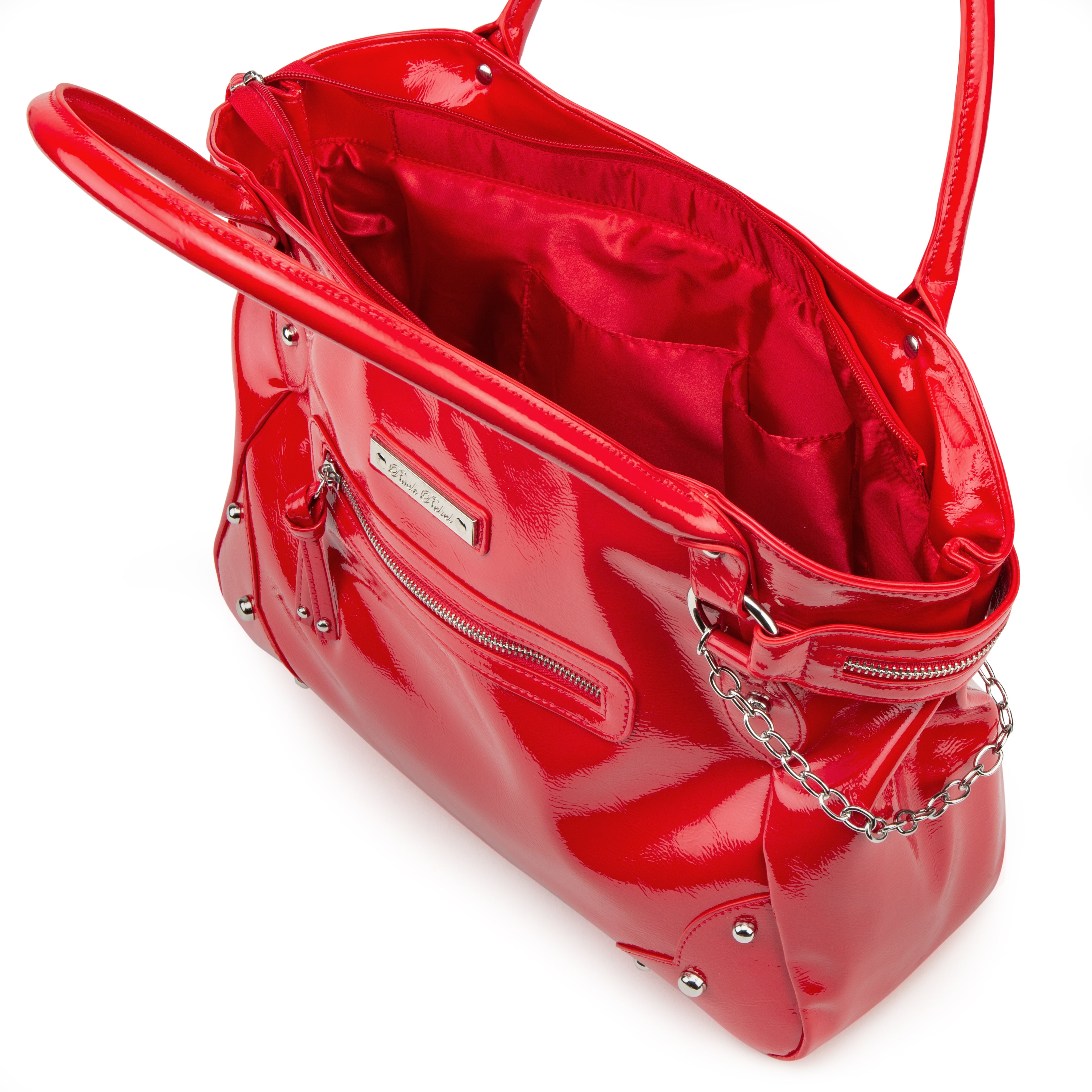 Lilith Tote Bag in Red