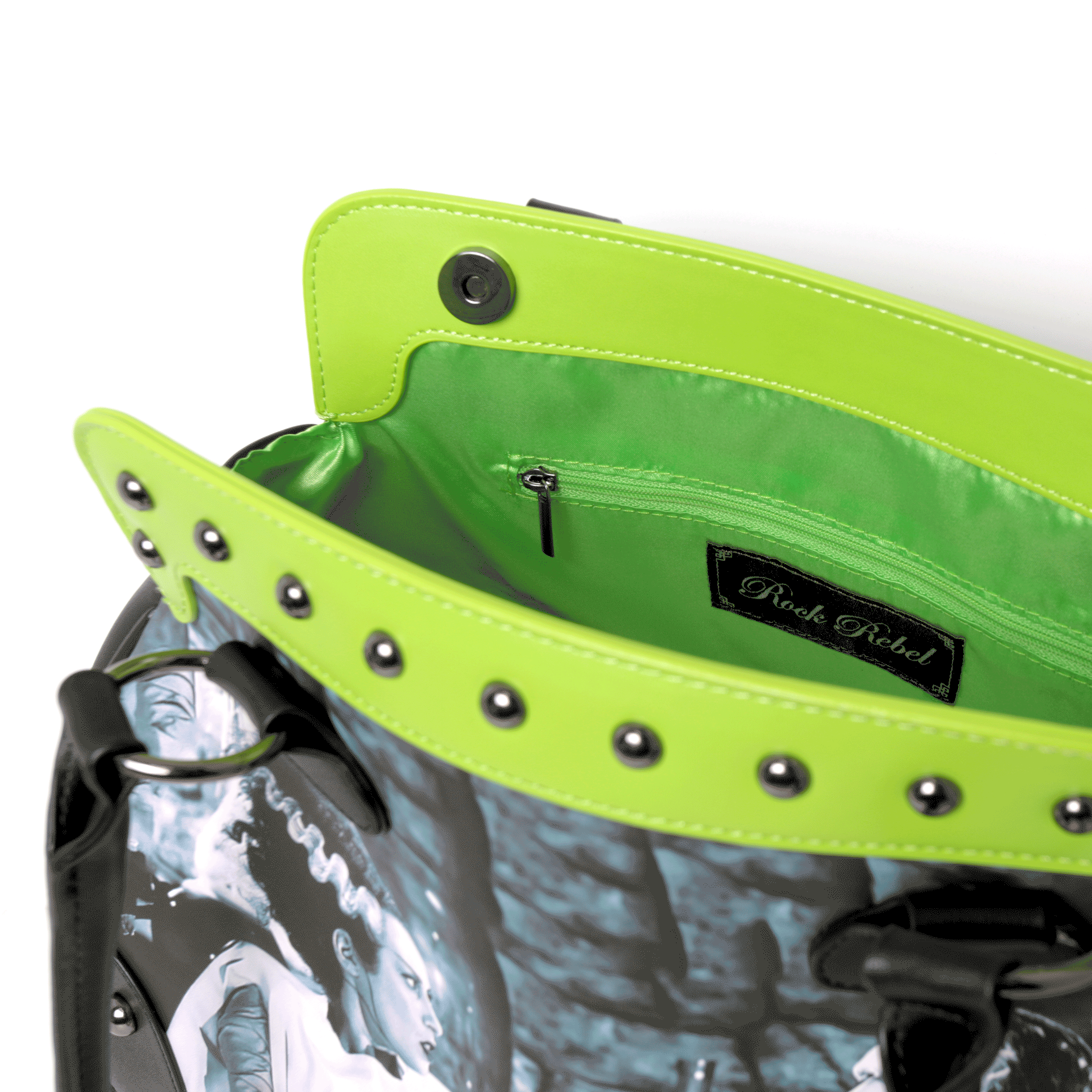 We Belong Dead Bride of Frankenstein Handbag - Rock Rebel