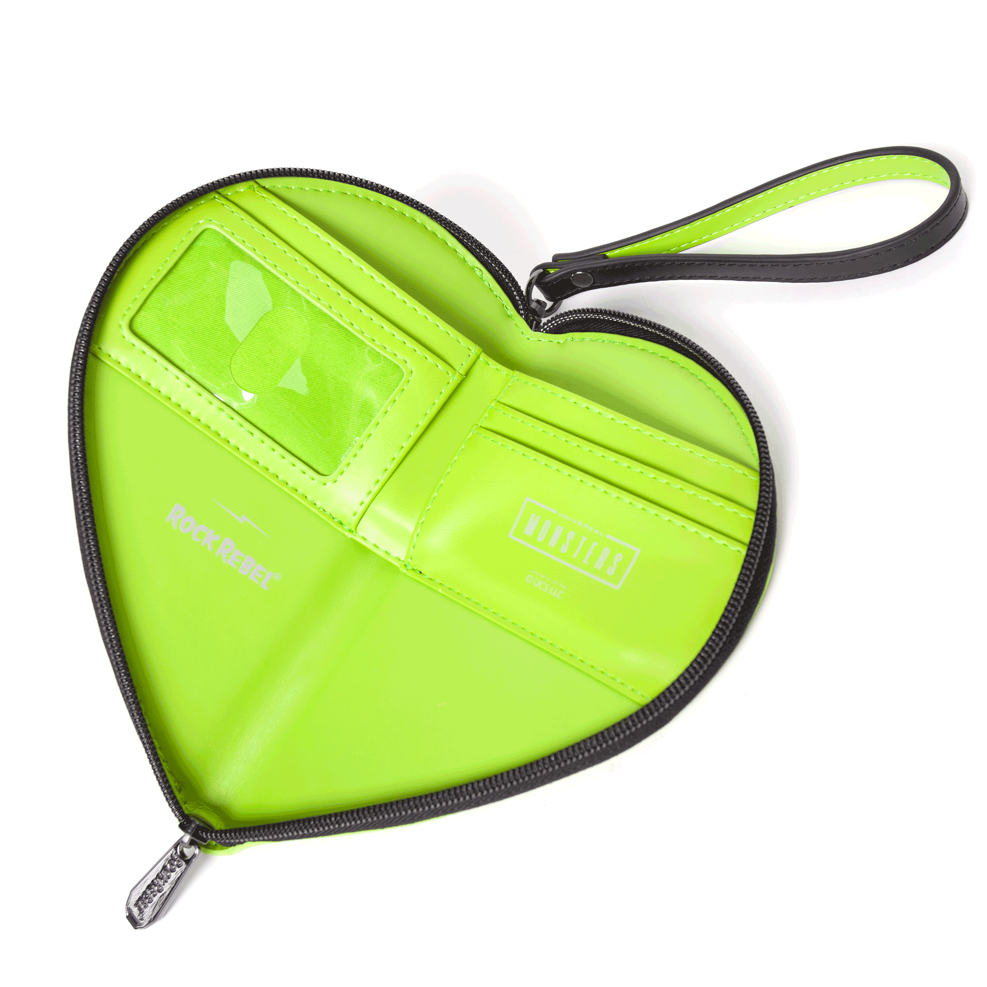 Bride Of Frankenstein Stitch Heart Wallet - Rock Rebel