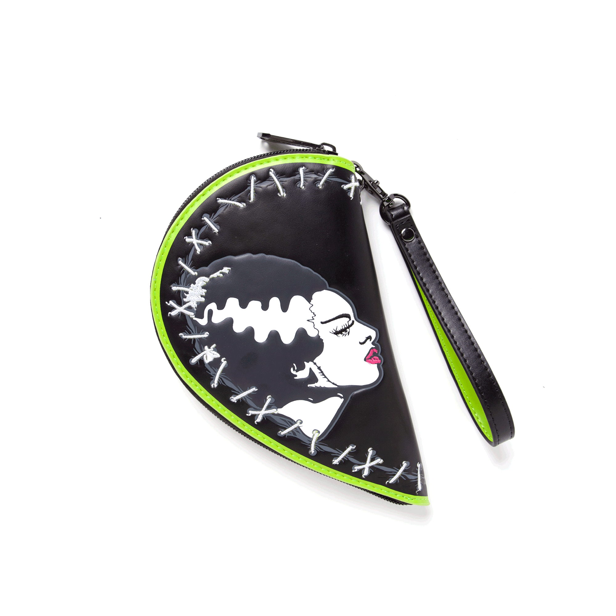 Bride Of Frankenstein Stitch Heart Wallet - Rock Rebel