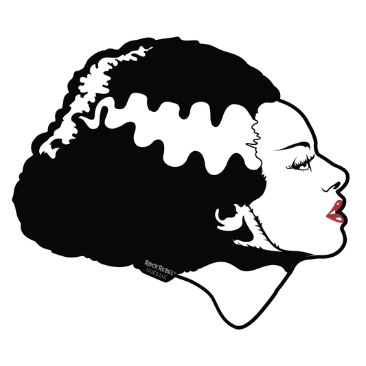 Bride of Frankenstein Sticker 4" - Rock Rebel