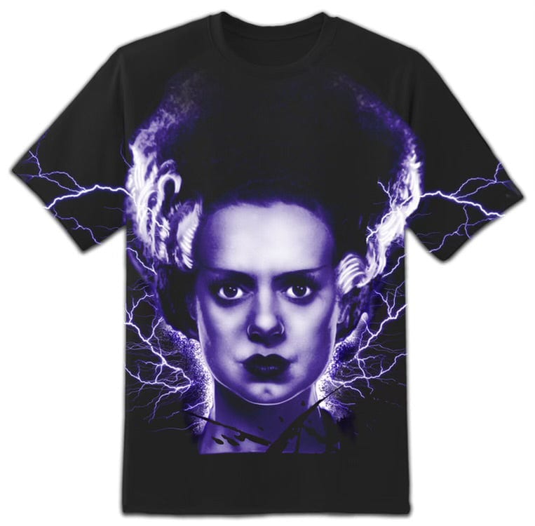 Bride Of Frankenstein All Over Print Tee - Rock Rebel