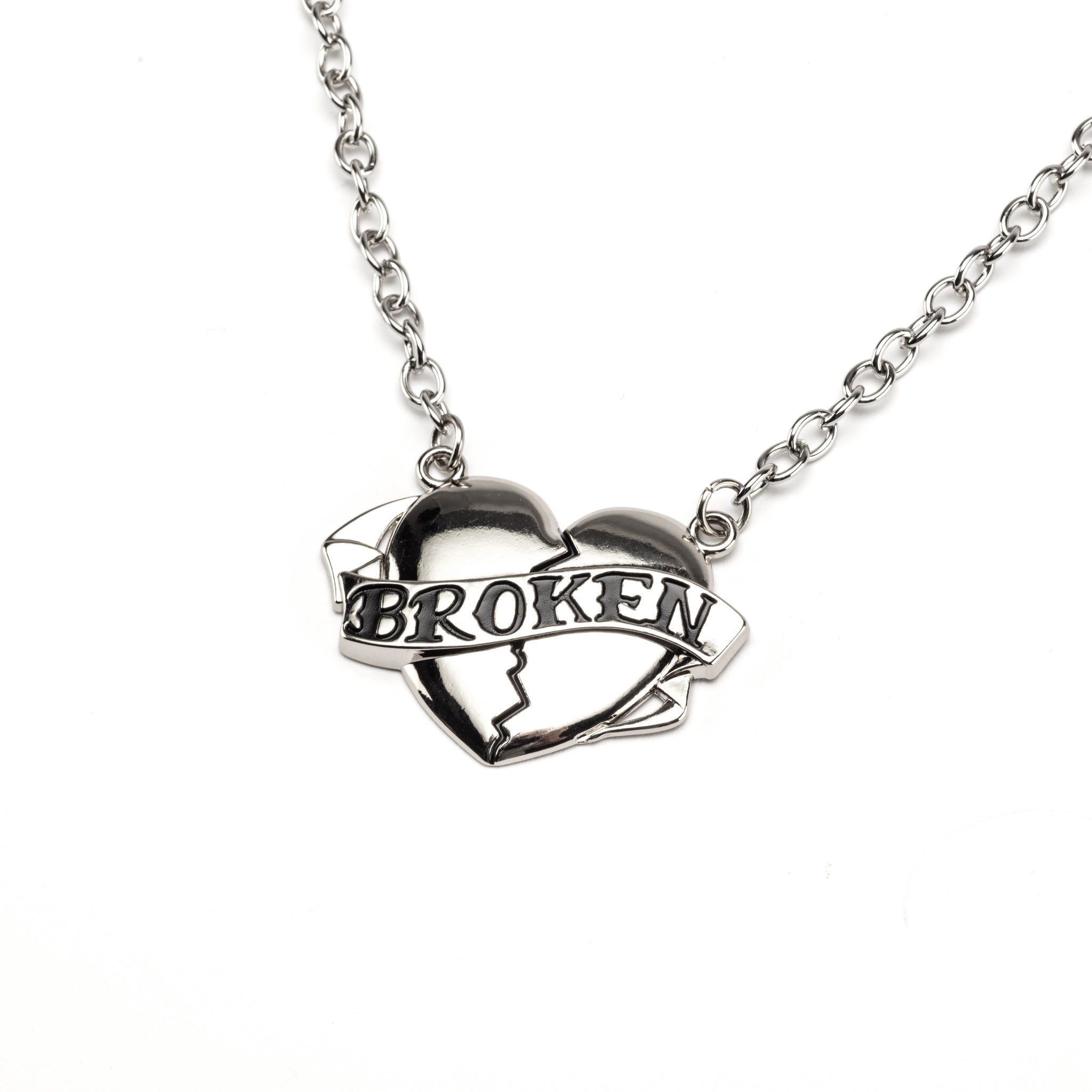 Broken Pendant Necklace - Rock Rebel