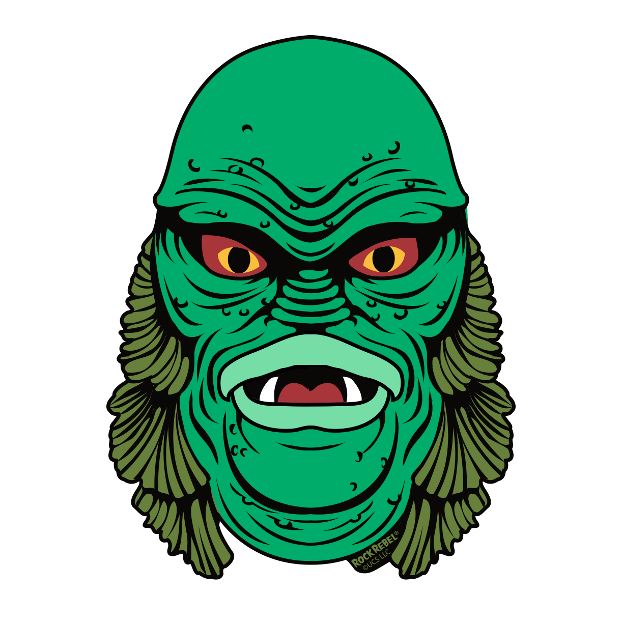 Creature Sticker 4" - Rock Rebel