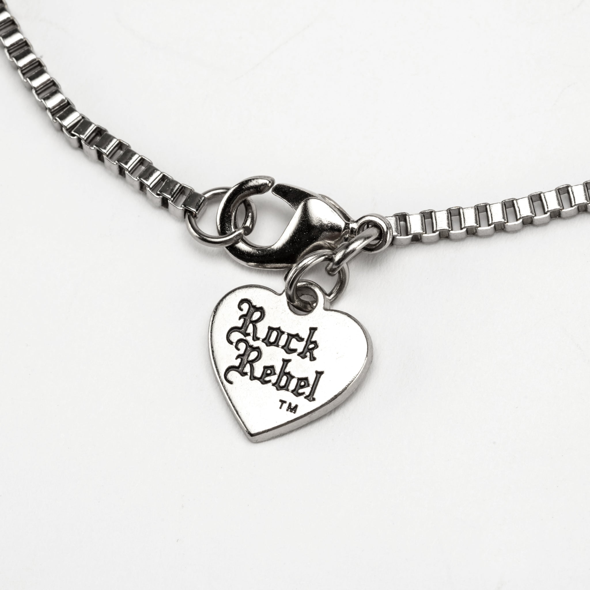 Switchblade Double Chain Necklace - Rock Rebel