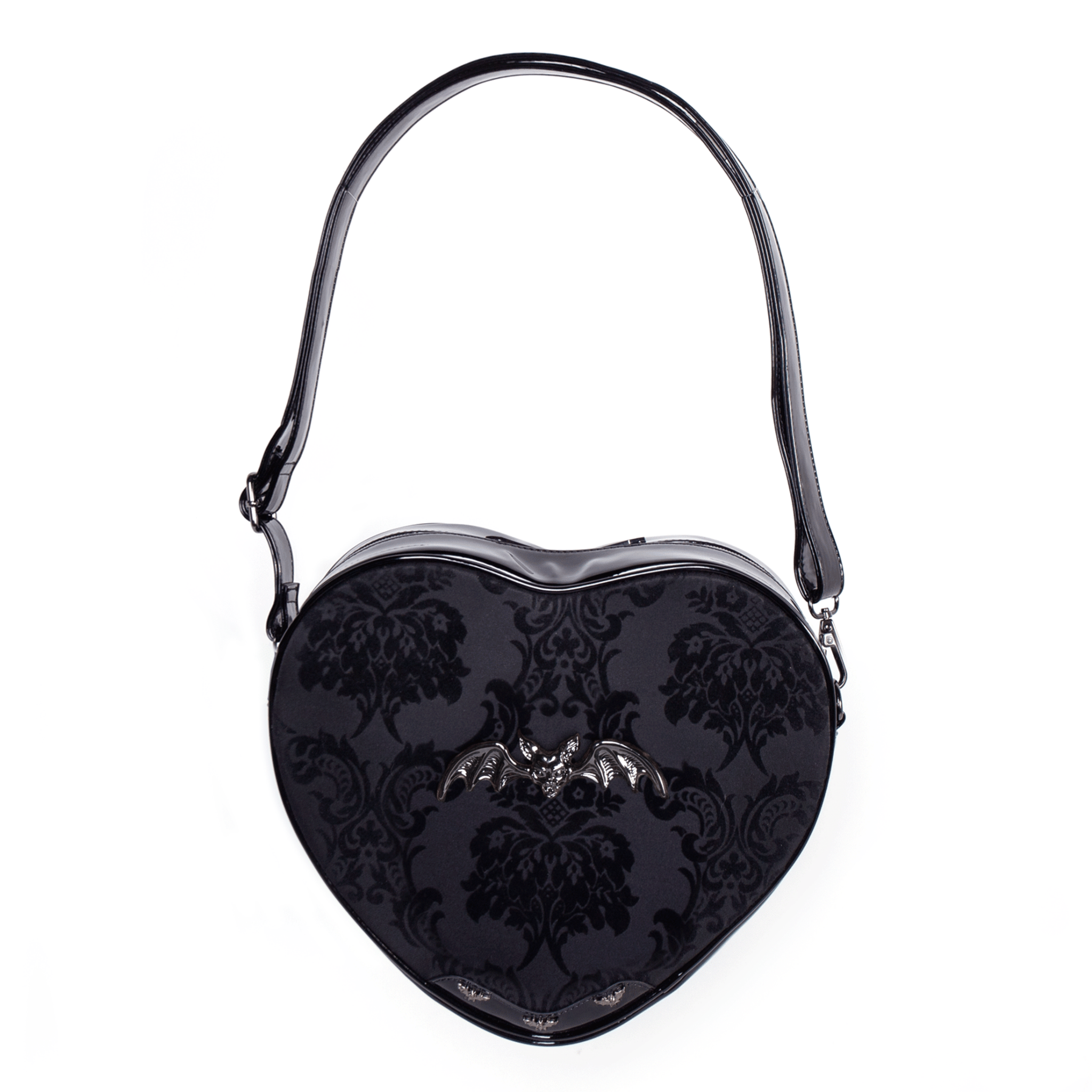 Damask Heart Shoulder Bag - Rock Rebel