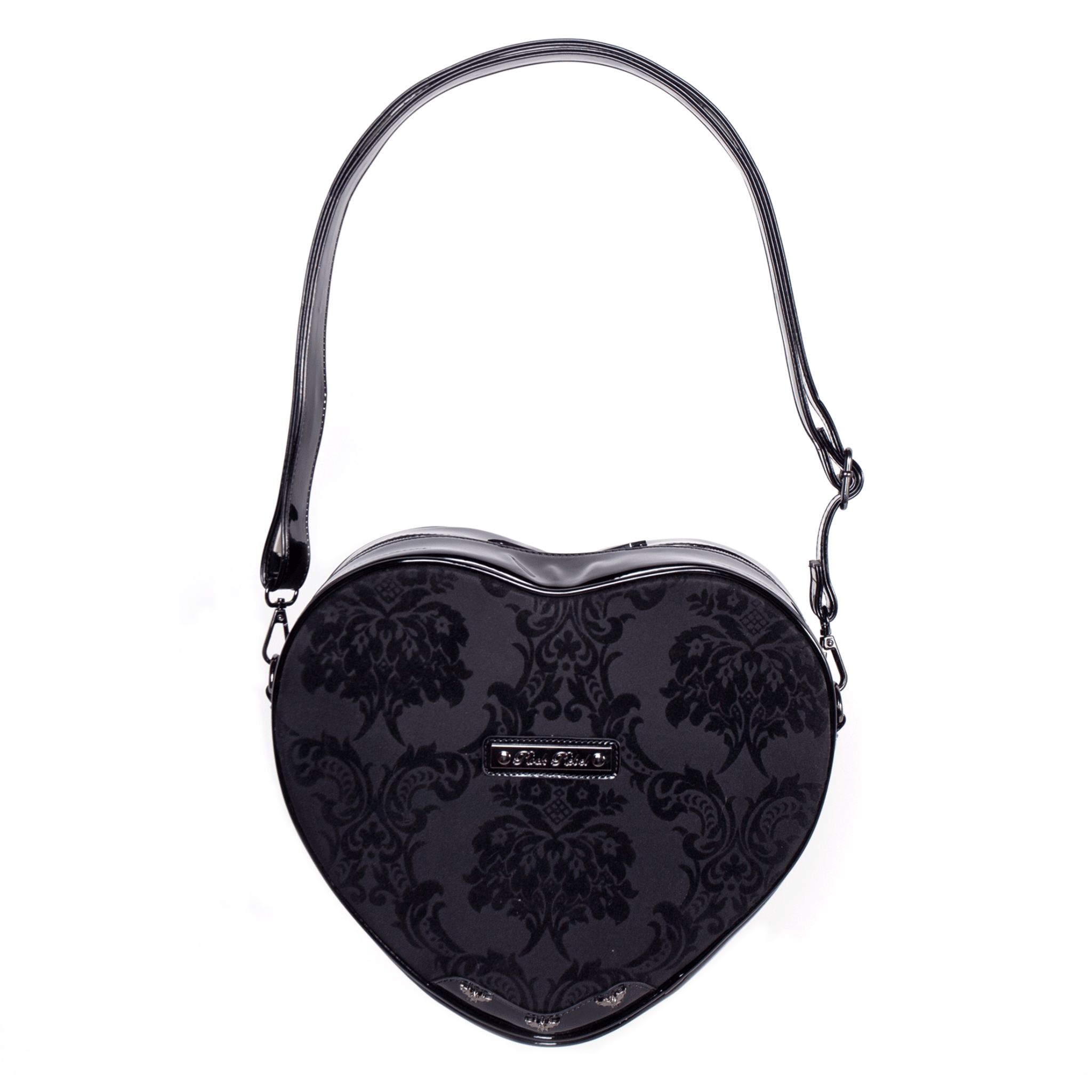 Damask Heart Shoulder Bag - Rock Rebel