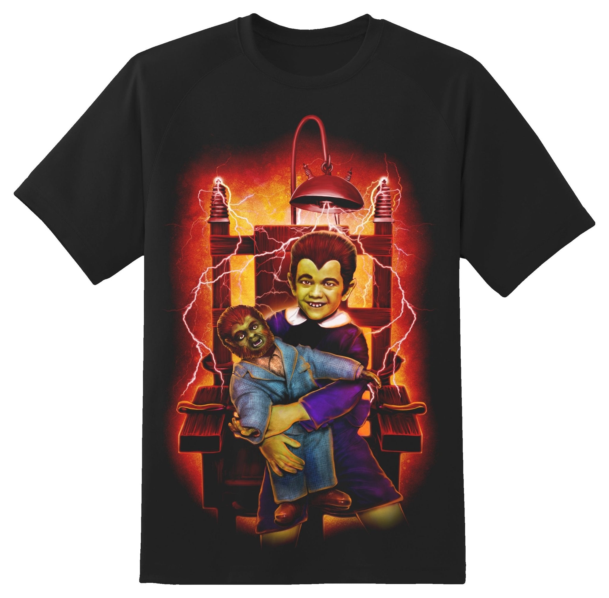 Eddie Munster Electric Chair Tee - Rock Rebel