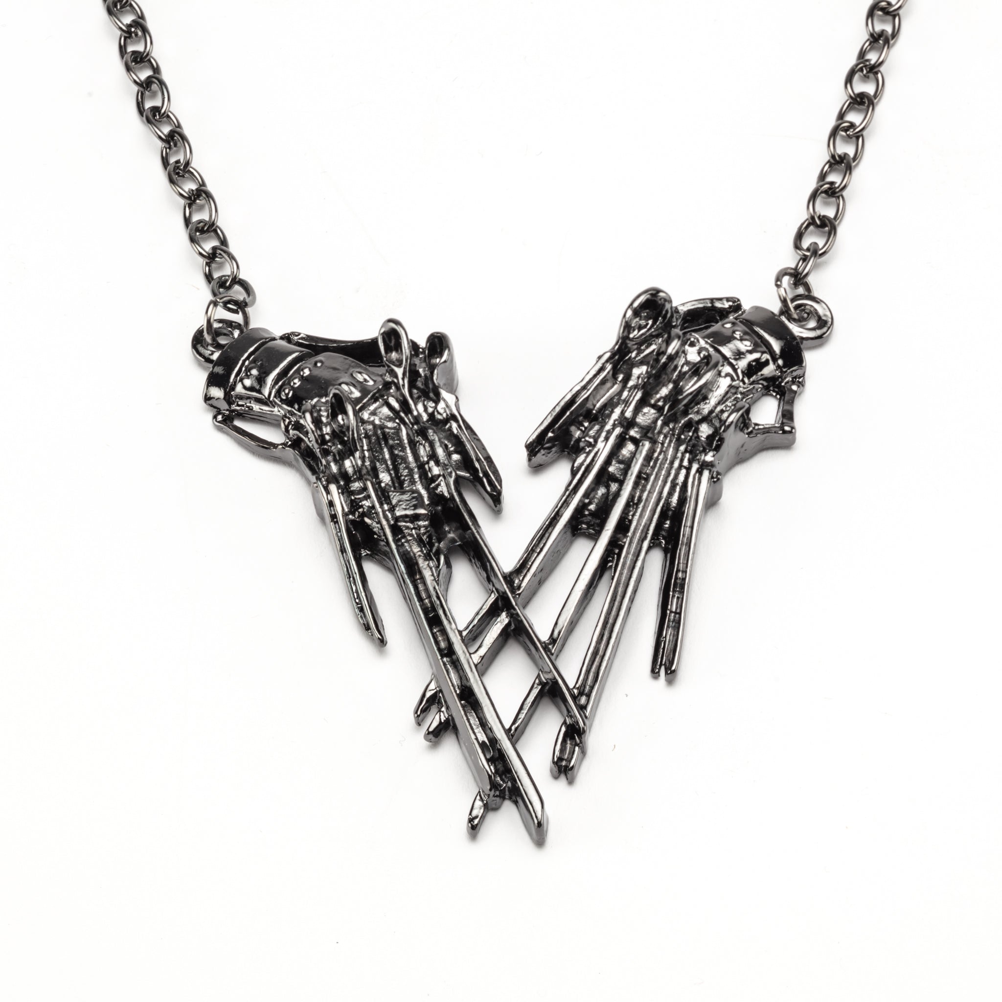 Edward Scissorhands Hands Pendant Necklace - Rock Rebel