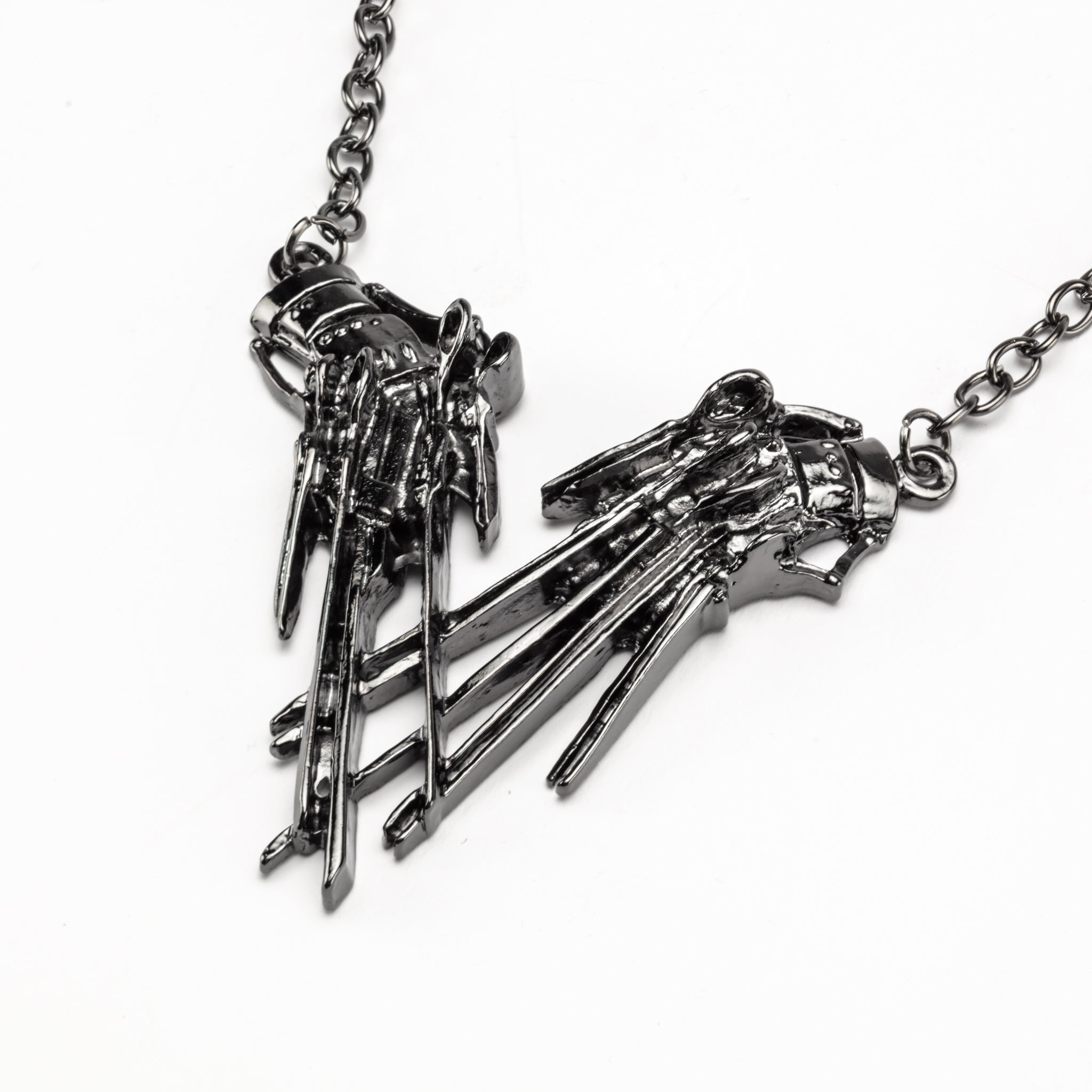 Edward Scissorhands Hands Pendant Necklace - Rock Rebel