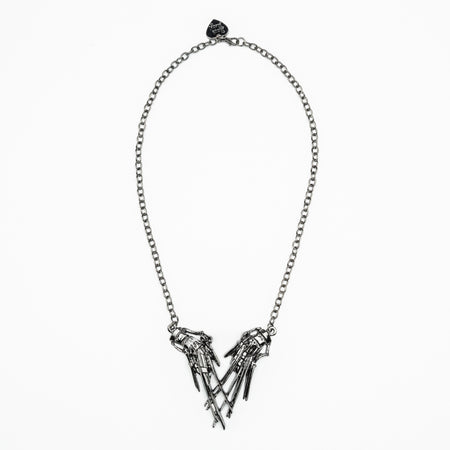 Edward Scissorhands Hands Pendant Necklace - Rock Rebel