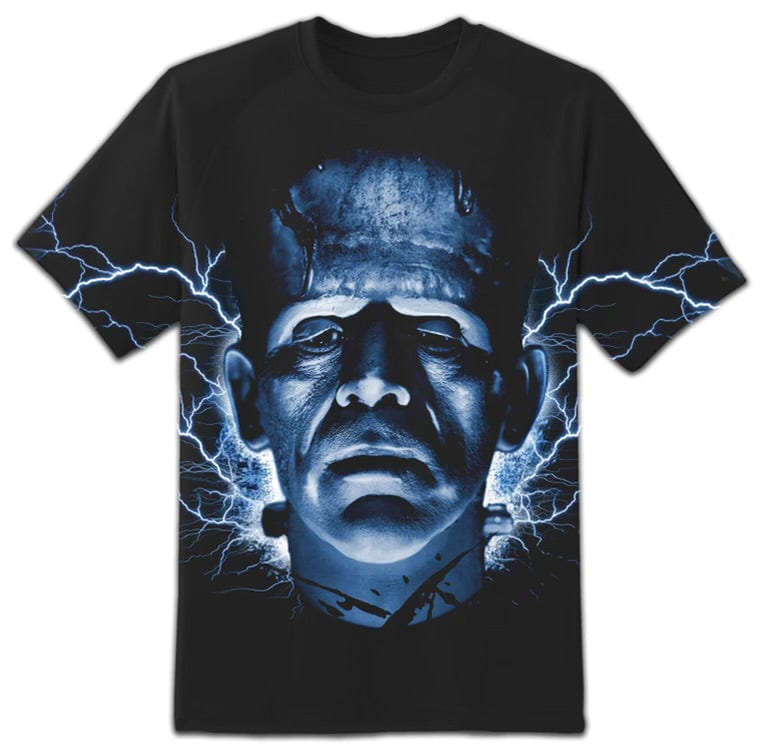 Frankenstein All Over Print Tee - Rock Rebel