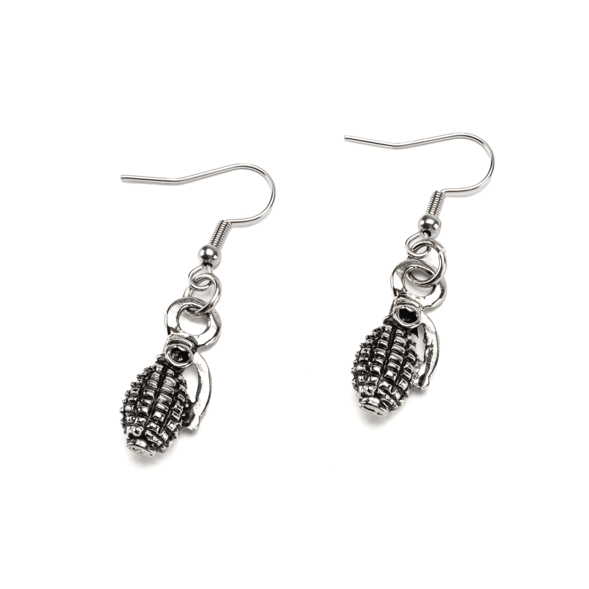 Grenade Earrings - Rock Rebel