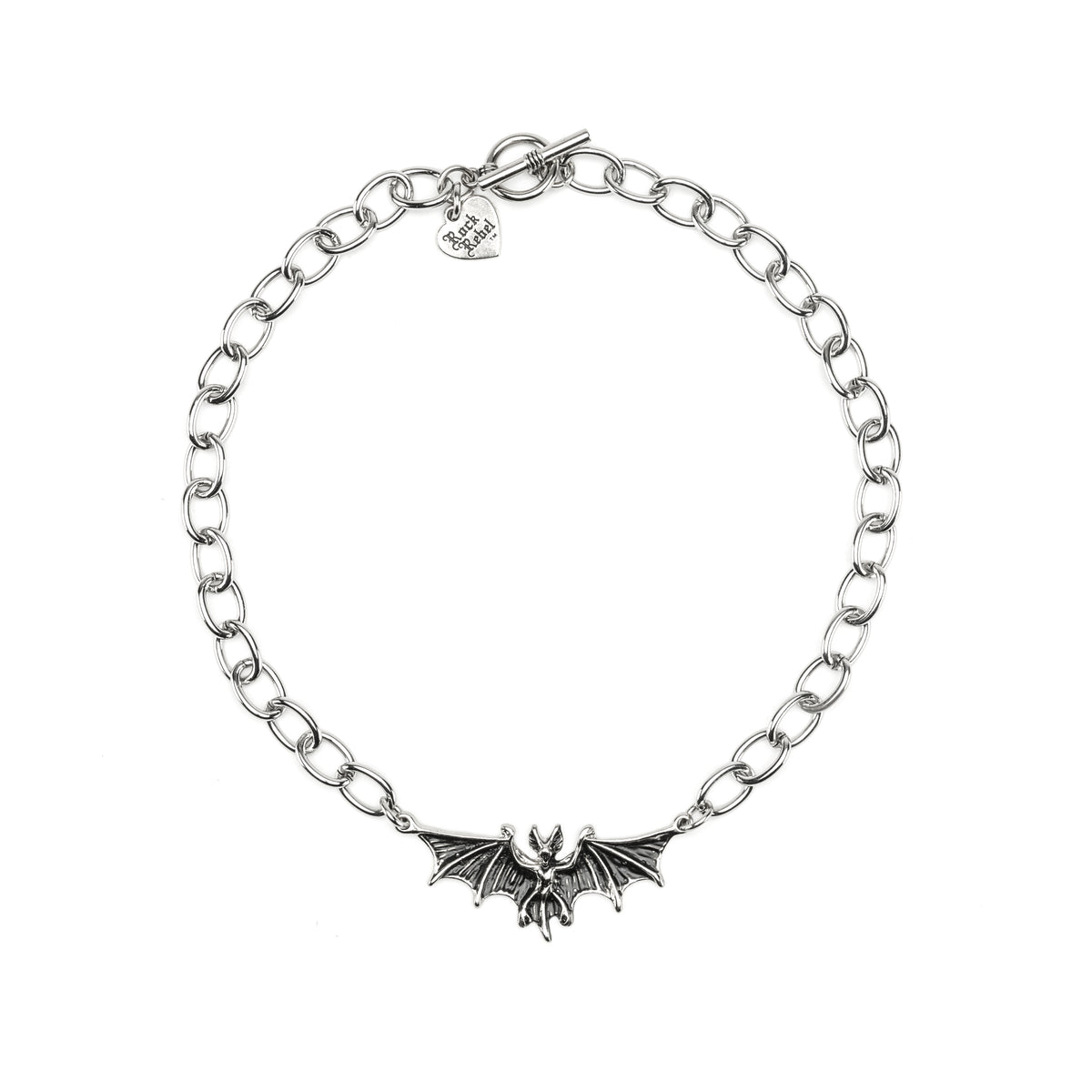 Bat Chain Necklace - Rock Rebel