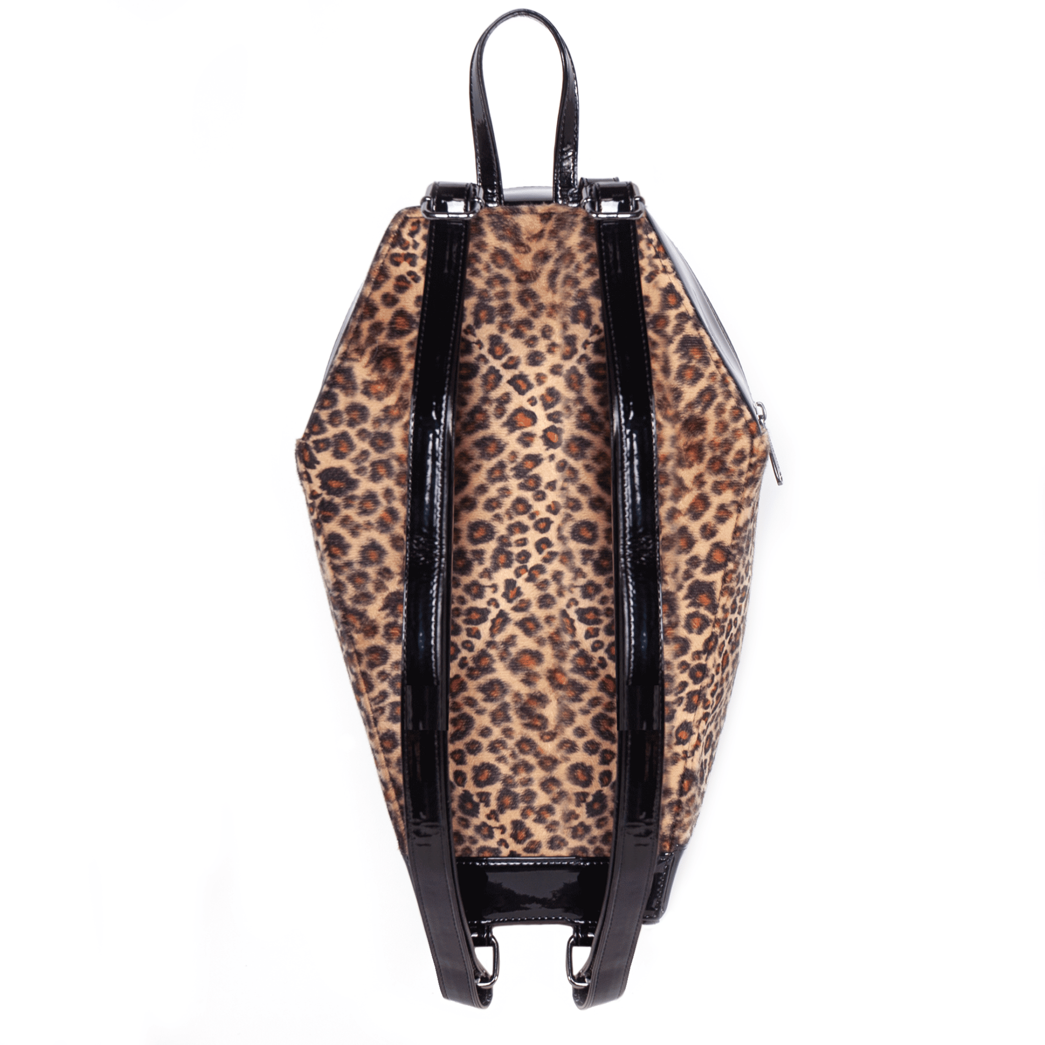 Leopard Coffin Backpack - Rock Rebel