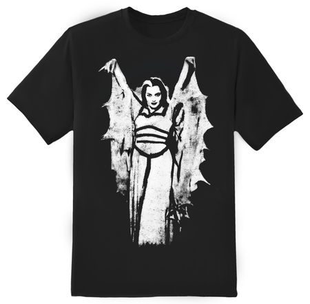 Lily Munster Wings Tee - Rock Rebel