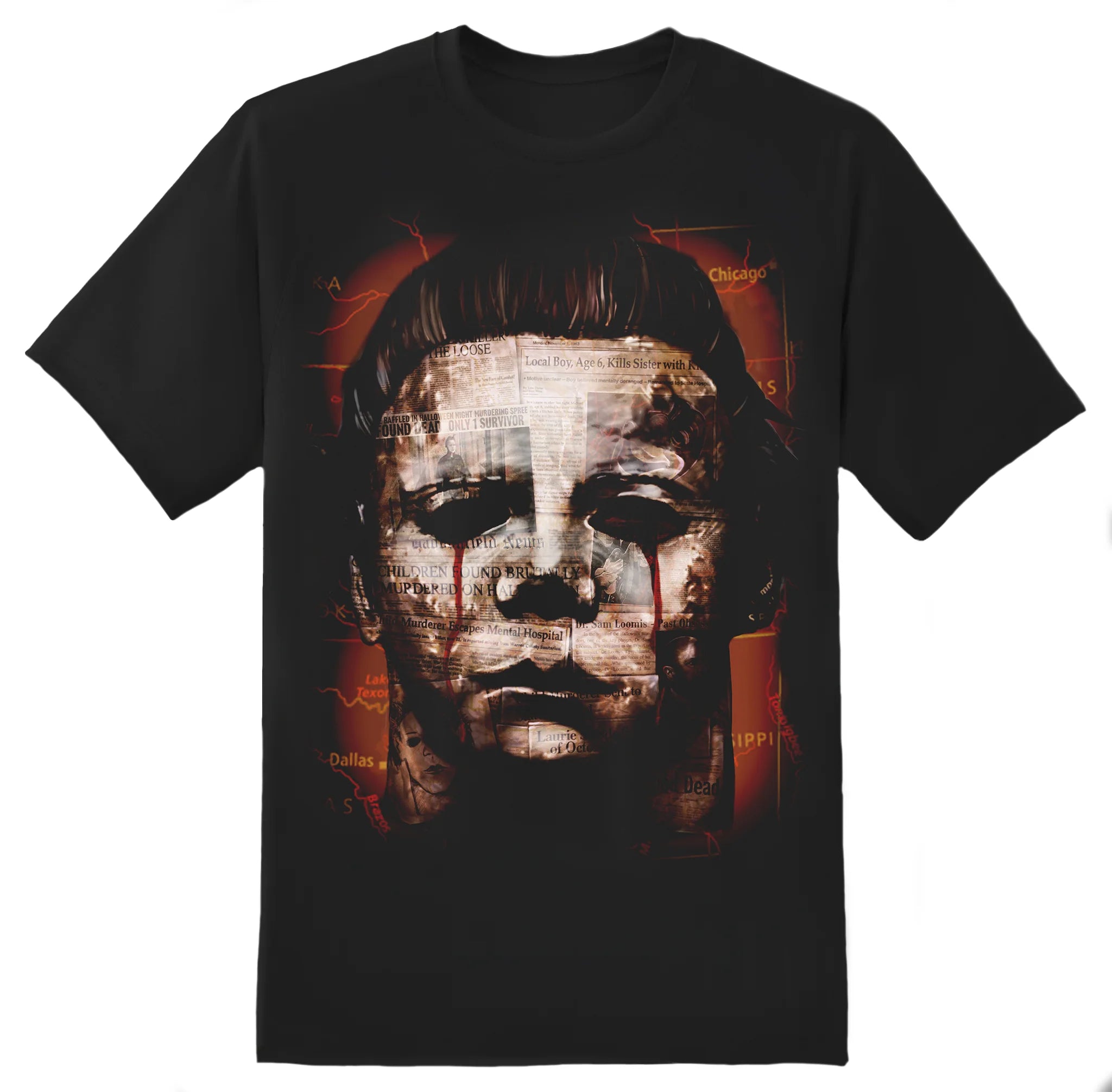 Michael Myers News Tee - Rock Rebel