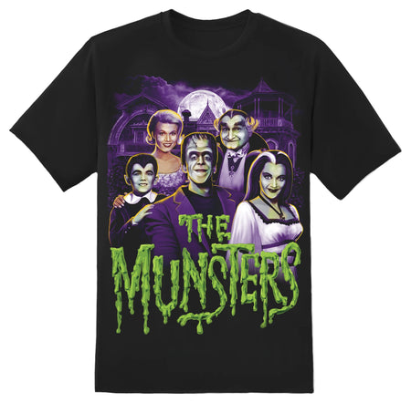 Munsters Collage Tee - Rock Rebel