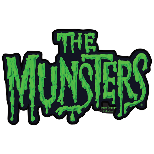 Munsters Logo Sticker 5" - Rock Rebel