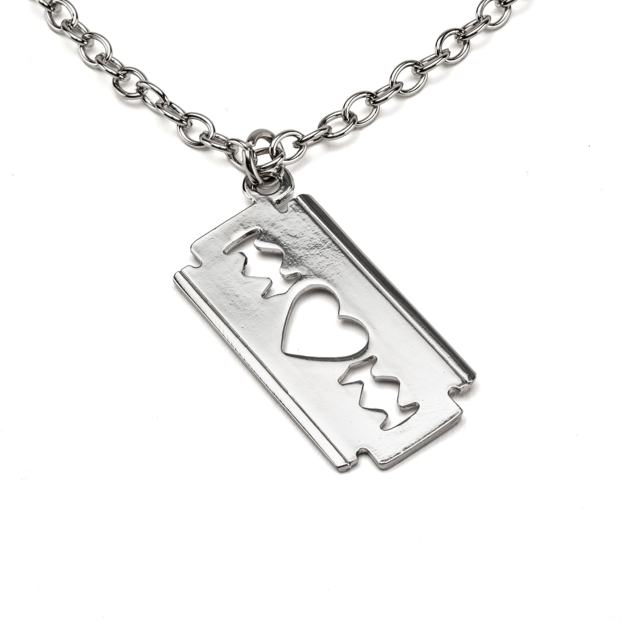 Razor Pendant Necklace - Rock Rebel