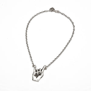 Rocker Hand Pendant Necklace