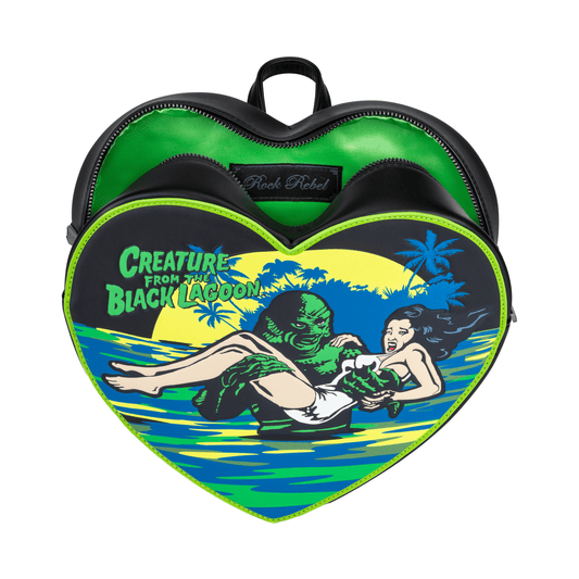 Creature From the Black Lagoon Heart Backpack - Rock Rebel