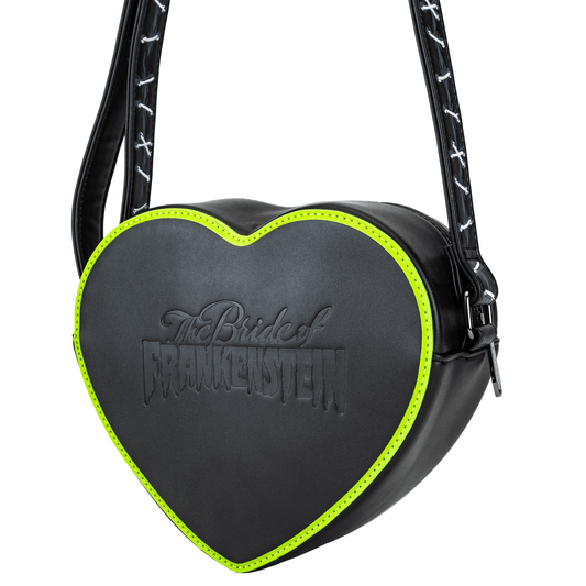 Bride of Frankenstein Stitch Heart Cross Body *Limited Edition* - Rock Rebel