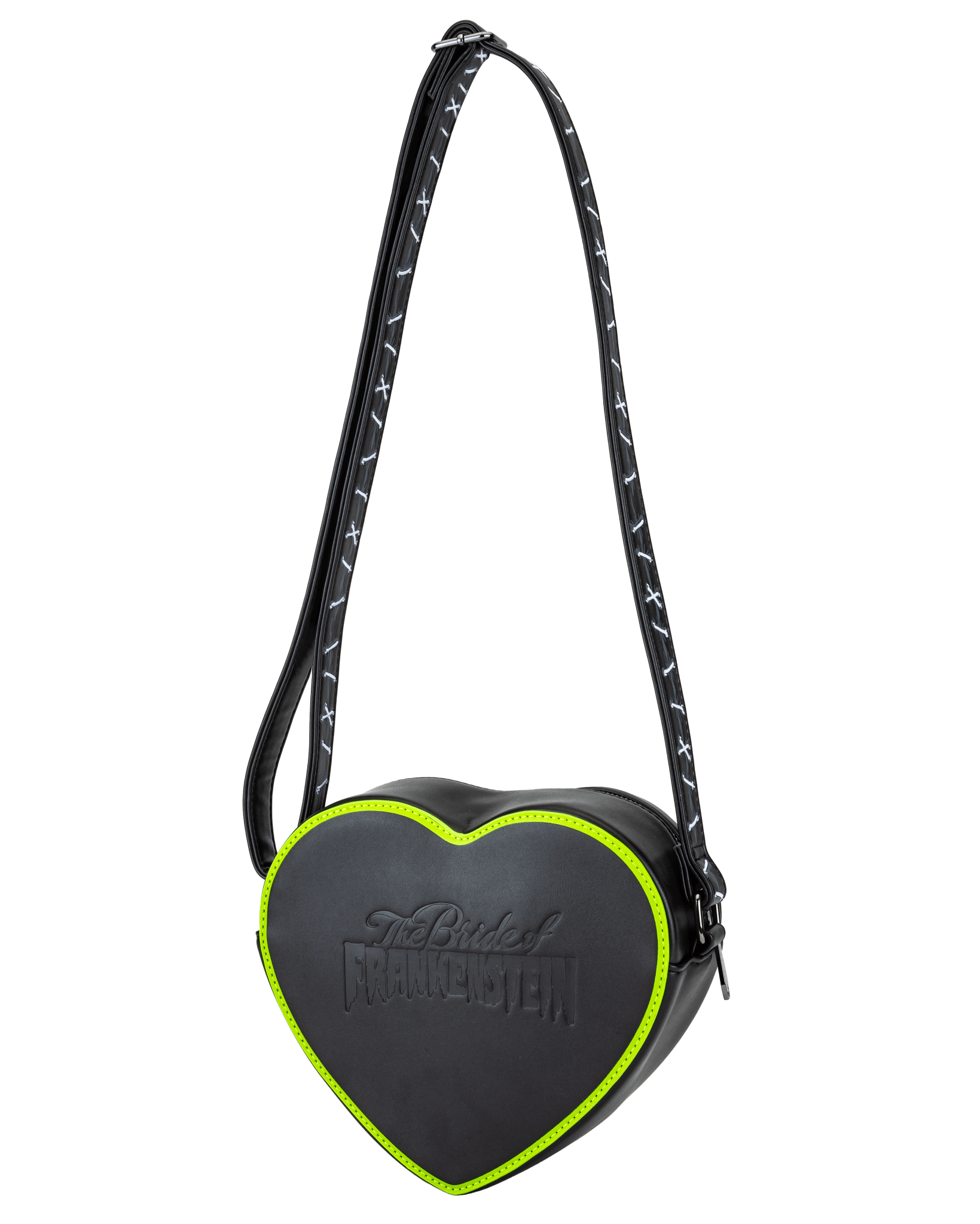 Bride of Frankenstein Stitch Heart Cross Body *Limited Edition* - Rock Rebel