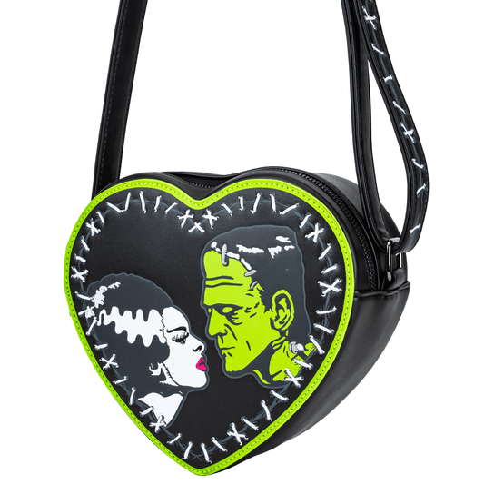Bride of Frankenstein Stitch Heart Cross Body *Limited Edition* - Rock Rebel