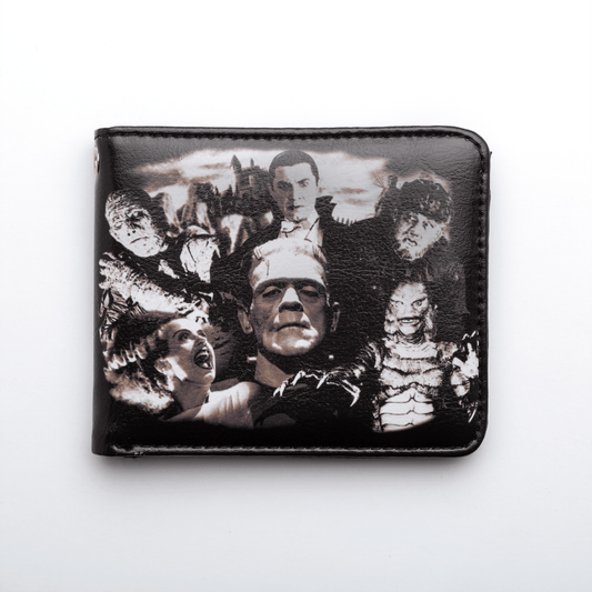 Monster Collage Bifold Wallet - Rock Rebel