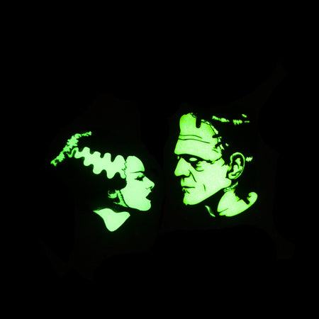 Bride of Frankenstein & Frankenstein Enamel Pin Set - Rock Rebel