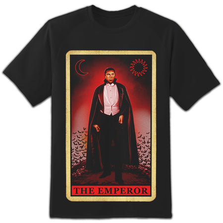 Dracula Emperor Tarot Card Tee - Rock Rebel