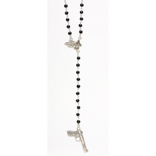 Big Gun Rosary Necklace
