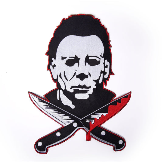 Halloween 2 Michael Myers Knives Large Embroidered Patch