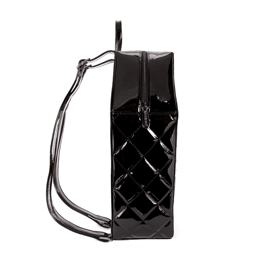 Mina Bat Quilted Coffin Backpack in Black - Rock Rebel