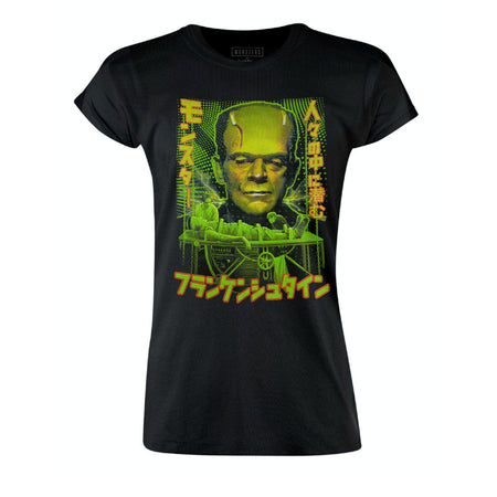 Japanese Monster Among Us Frankenstein Women's Tee - Rock Rebel