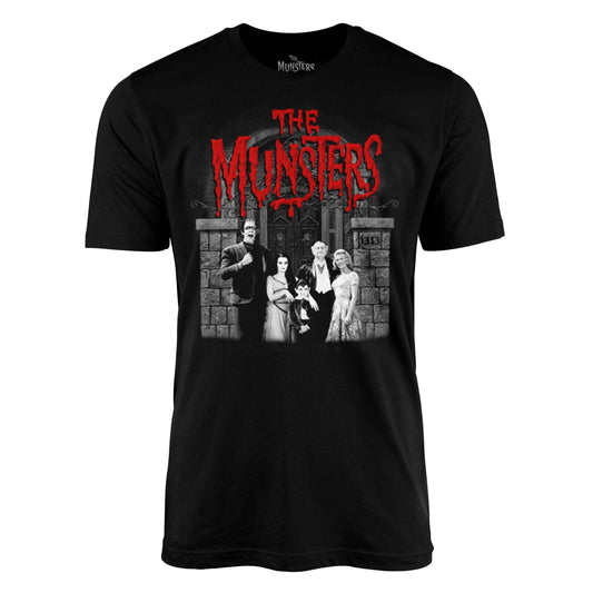 Munsters Family Portrait with Red Logo Tee