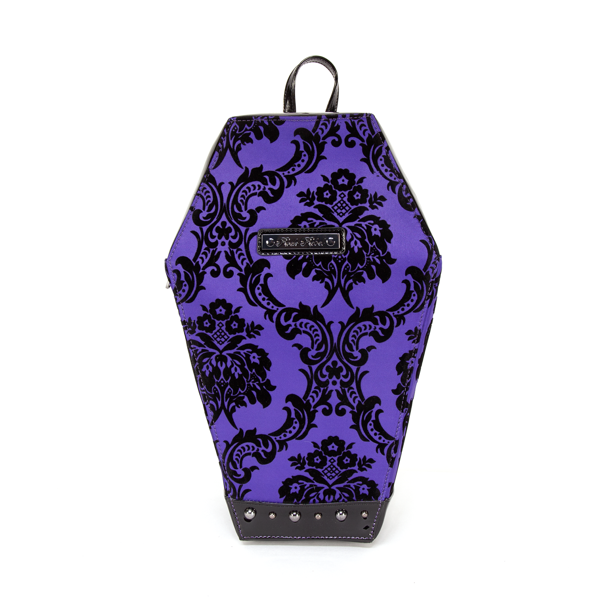 Gothic Coffin Shaped Backpack. punk rock, alternative & horror inspired purse