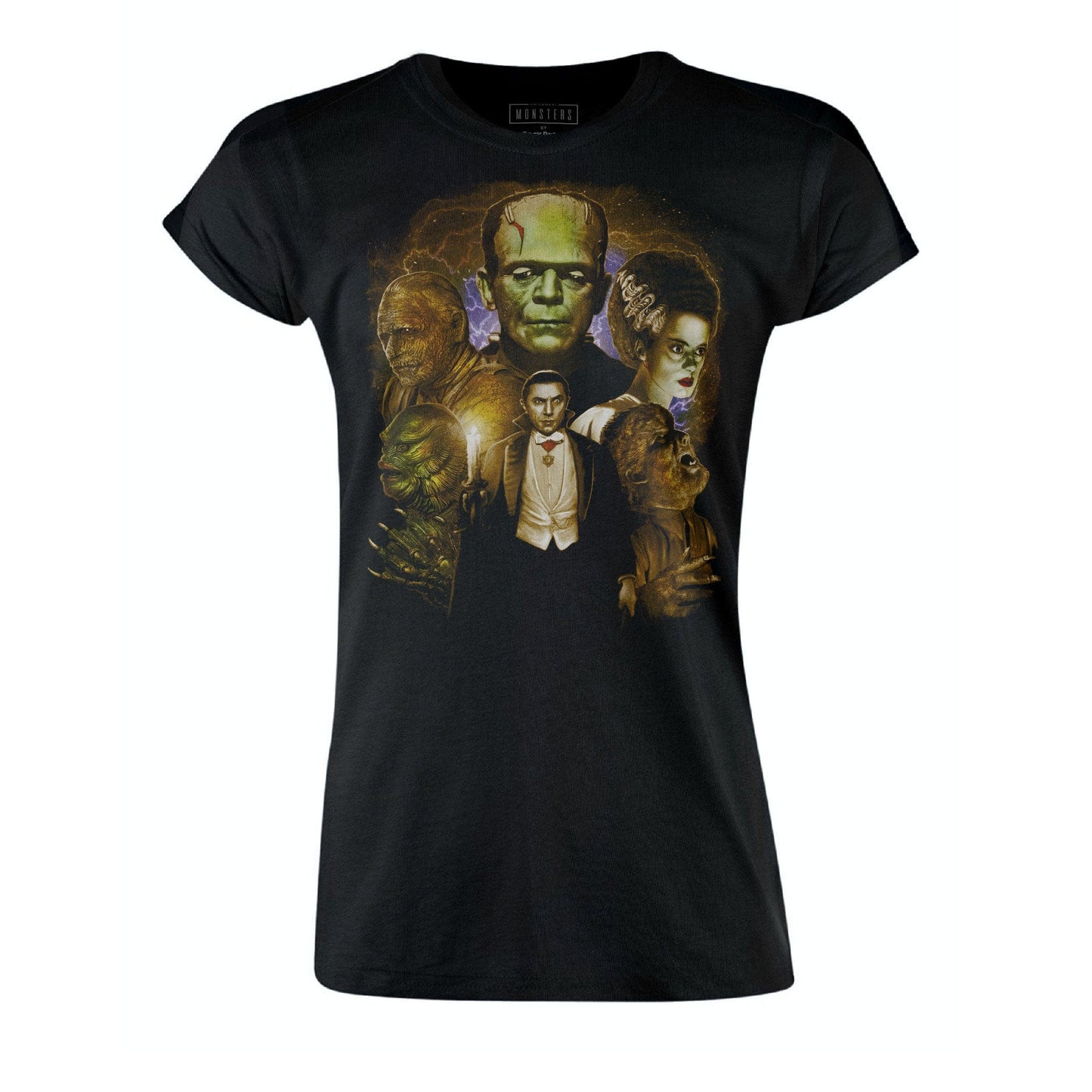 Universal Monsters Full Color Collage Women's Tee