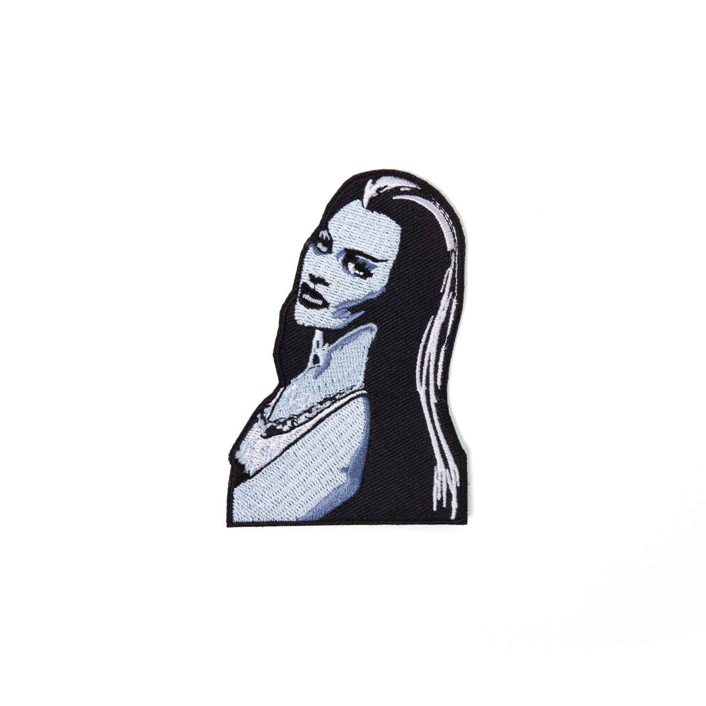 Lily Munster Embroidered Patch