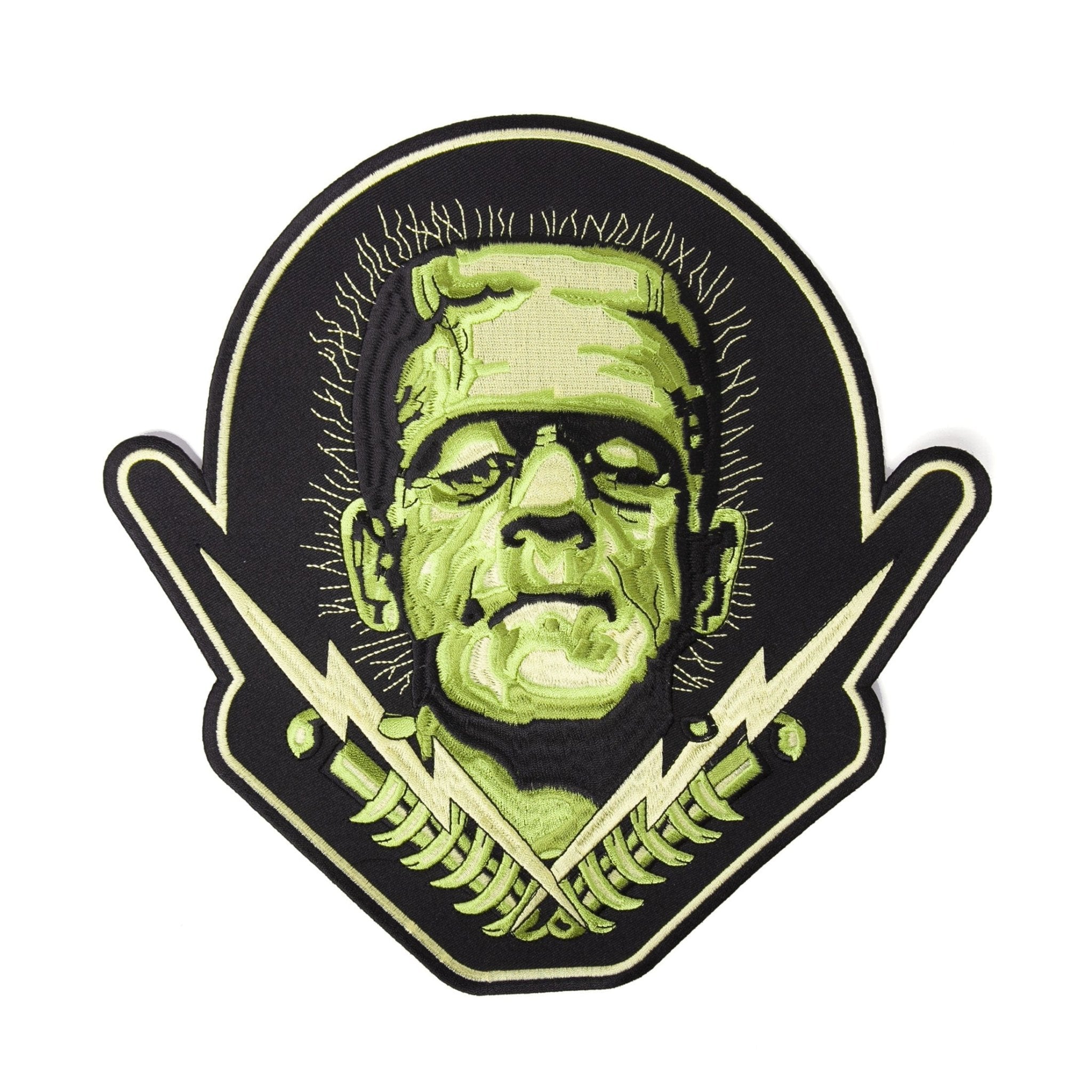 Frank'N'Bolts Large Embroidered Patch - Rock Rebel