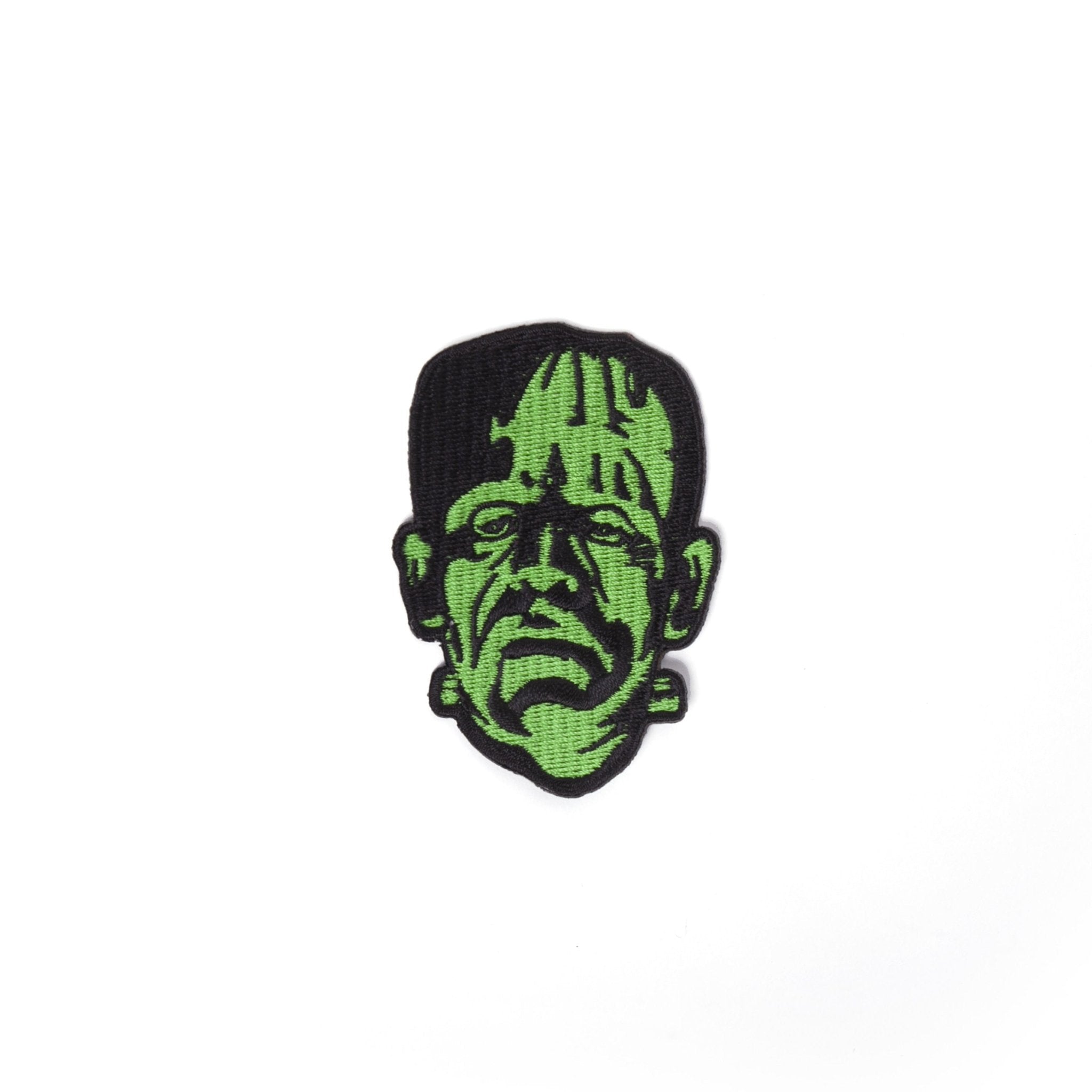 Frankenstein Head Embroidered Patch - Rock Rebel